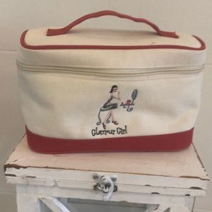 The Girls “glamour girl” makeup/toiletry bag.
